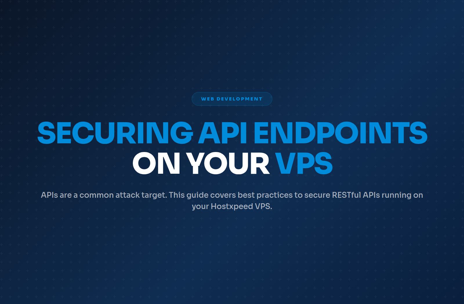 Securing API Endpoints on Your VPS